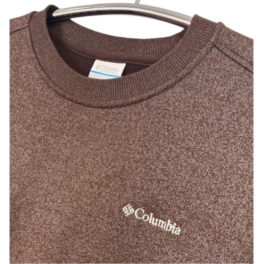 Columbia Men's Crewneck Sweater in Rich Brown Size XL - Picture 2 of 10